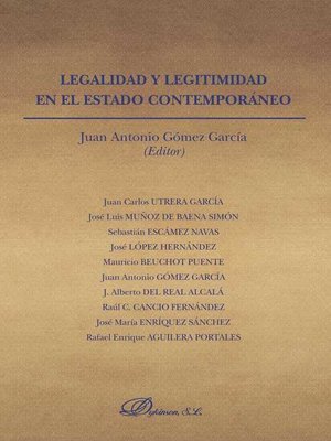 cover image of Legalidad y legitimidad en el estado contemporáneo
